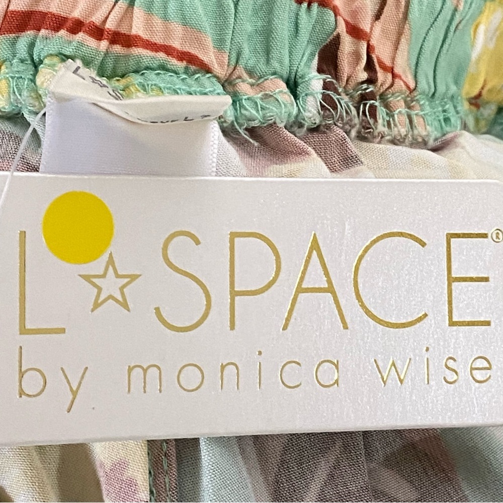 🎉Host Pick🎉L*Space Tropical Floral High Waist Westside Shorts Tassel NWT Sz S - Picture 13 of 16
